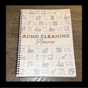 ADHD Cleaning Planner - Multicolor Cover